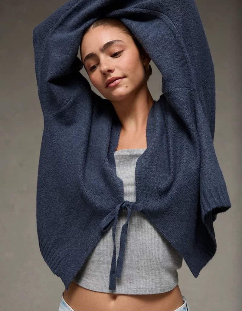 AE Whoa So Soft Tie-Front Cardigan