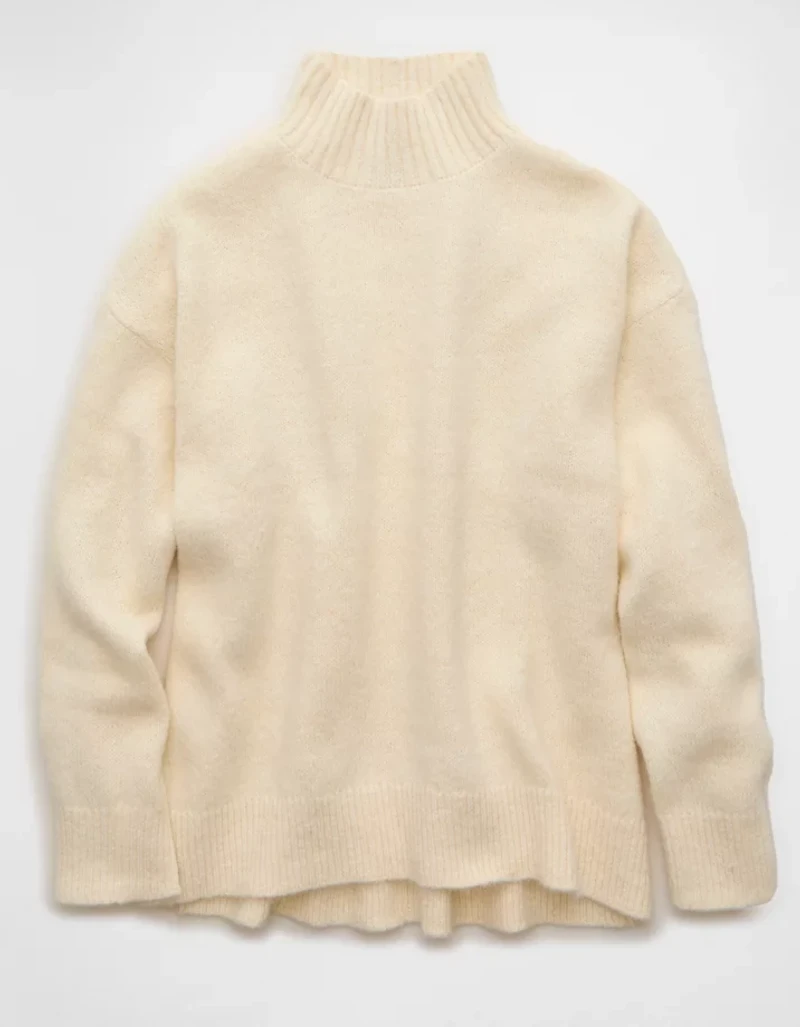 AE Oversized Mock Neck Sweater
