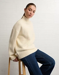 AE Oversized Mock Neck Sweater