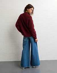 Chandail surdimensionné à col cheminée AE