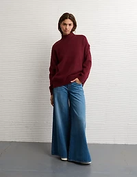 Chandail surdimensionné à col cheminée AE