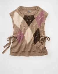 Veste nouée sur le côté si doux Whoa AE