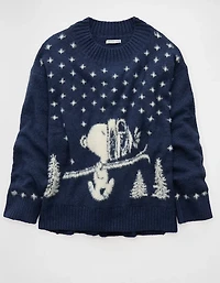 Chandail surdimensionné à image Snoopy AE