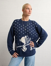 Chandail surdimensionné à image Snoopy AE