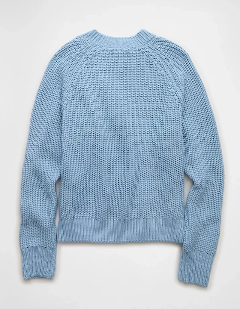 Chandail à col rond et manches Raglan AE