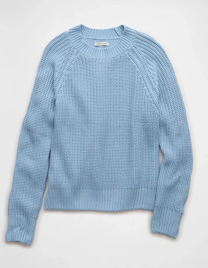 Chandail à col rond et manches Raglan AE