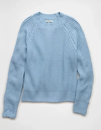 Chandail à col rond et manches Raglan AE