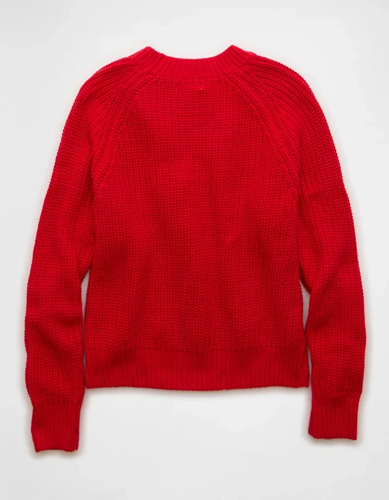 AE Crew Neck Raglan Sweater