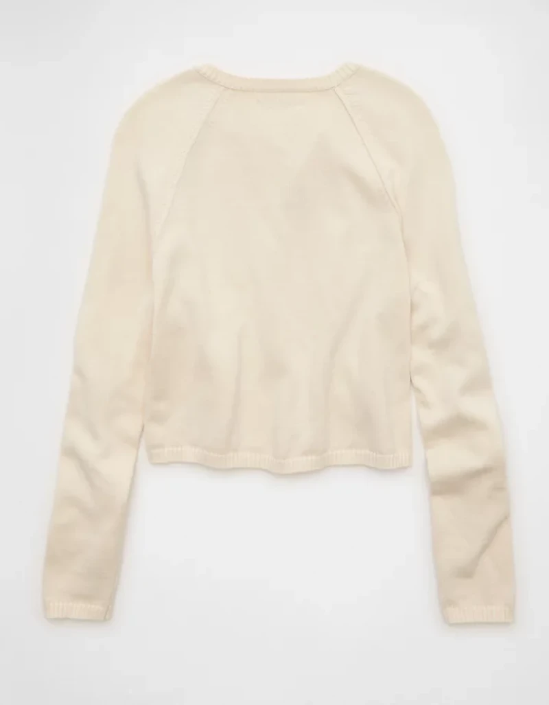 AE Button-Up Cardigan Sweater