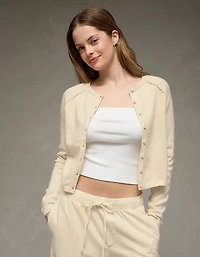 AE Button-Up Cardigan Sweater