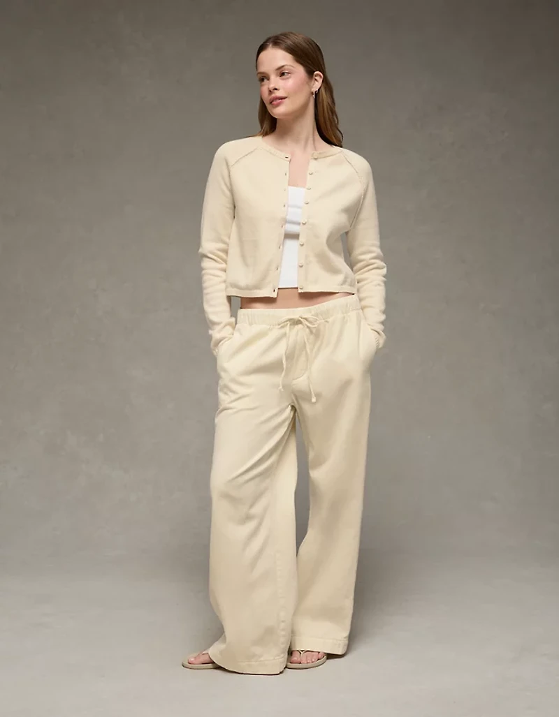 AE Button-Up Cardigan Sweater