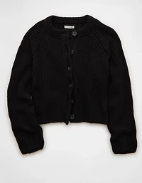 AE Cropped Raglan Cardigan Sweater
