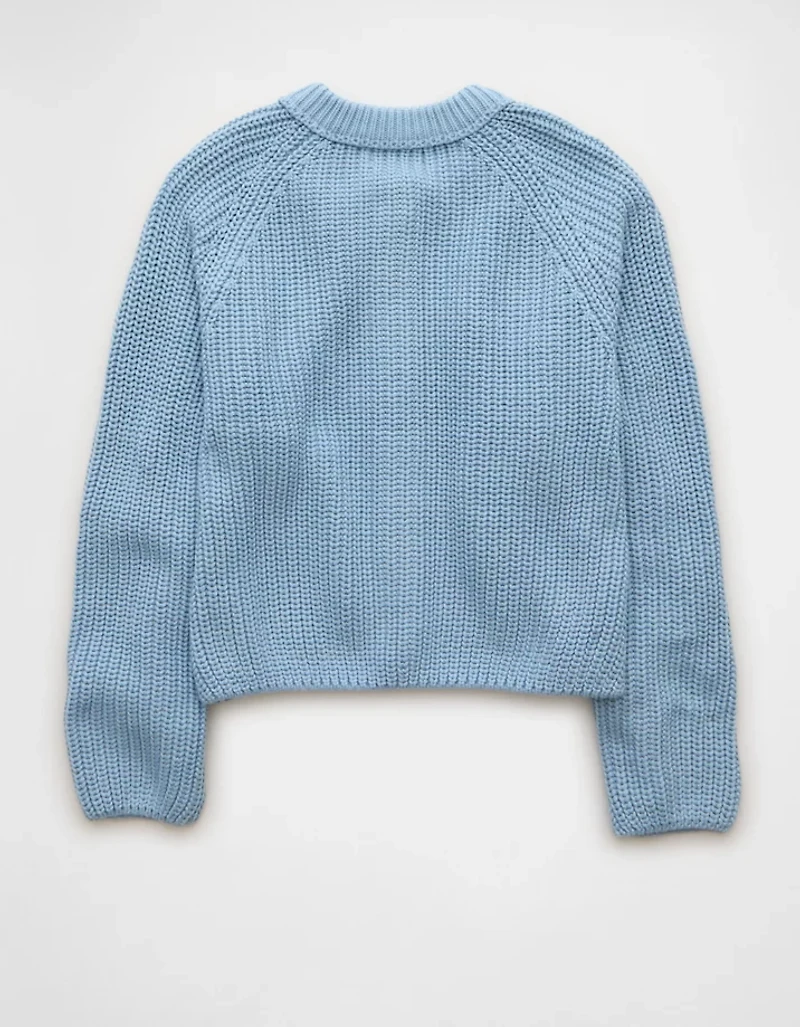 Chandail cardigan raglan court AE