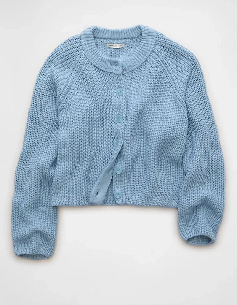 Chandail cardigan raglan court AE