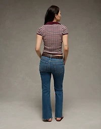 AE Short-Sleeve Pointelle Sweater Polo