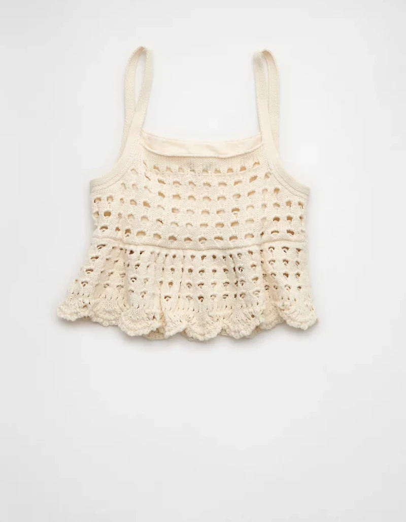 Débardeur en tricot ajouré AE