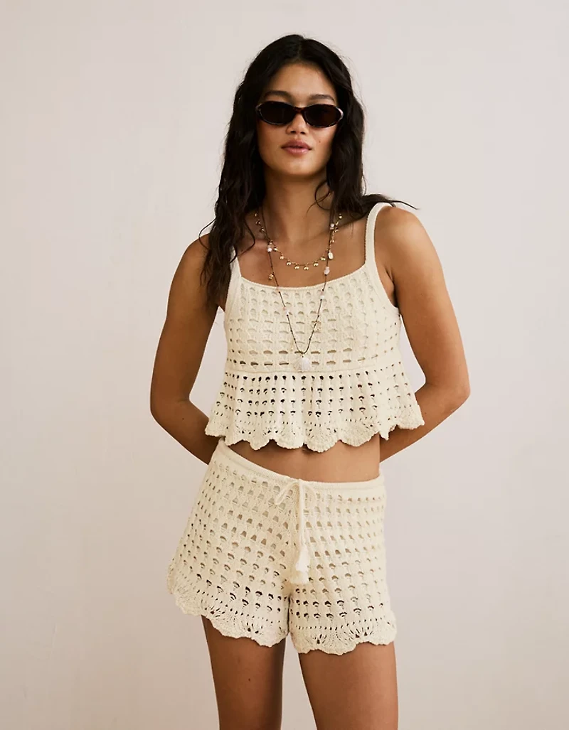 Débardeur en tricot ajouré AE