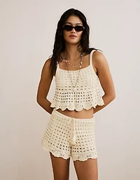 Débardeur en tricot ajouré AE