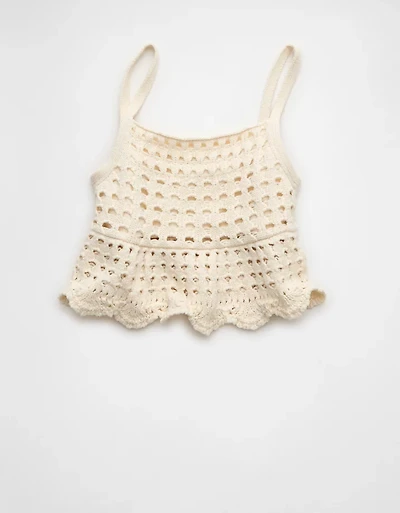 Débardeur en tricot ajouré AE