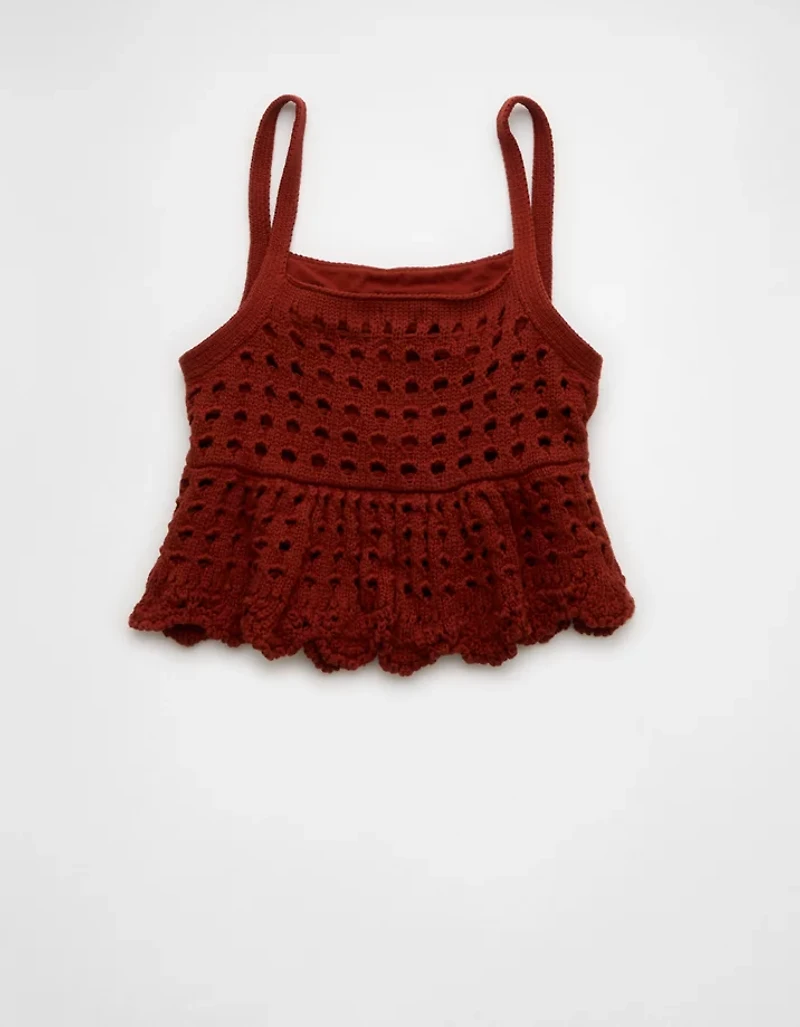 AE Open-Knit Tank Top
