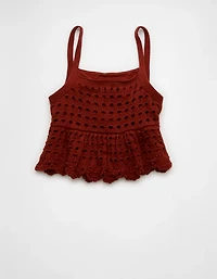 AE Open-Knit Tank Top