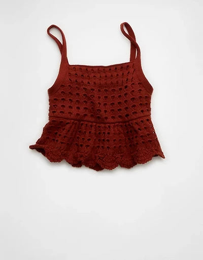 AE Open-Knit Tank Top