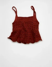 AE Open-Knit Tank Top