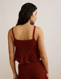 AE Open-Knit Tank Top