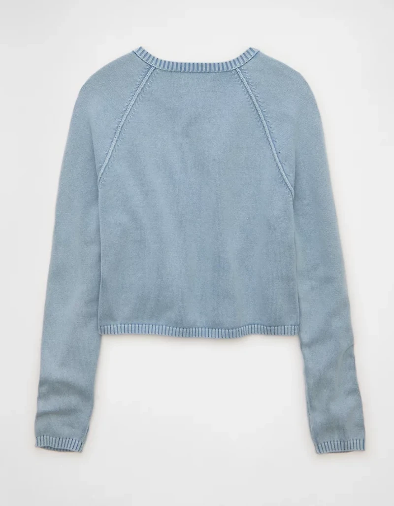 AE Button-Up Cardigan Sweater