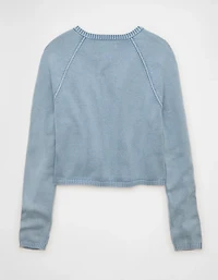 AE Button-Up Cardigan Sweater