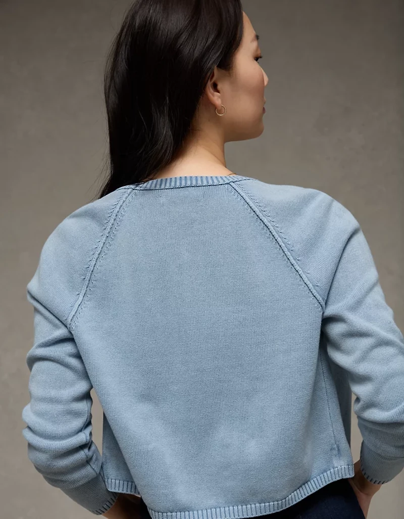 Chandail cardigan boutonné AE