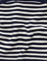 AE Fitted Tie-Front Sweater Tube Top