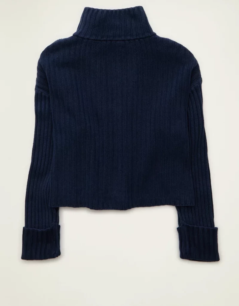 Cardigan boutonné à col cheminée AE