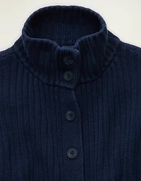 Cardigan boutonné à col cheminée AE