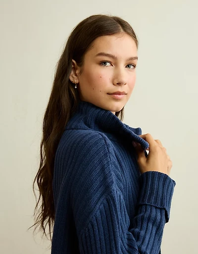 Cardigan boutonné à col cheminée AE