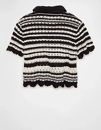 AE Button-Up Sweater Polo
