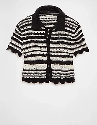 AE Button-Up Sweater Polo