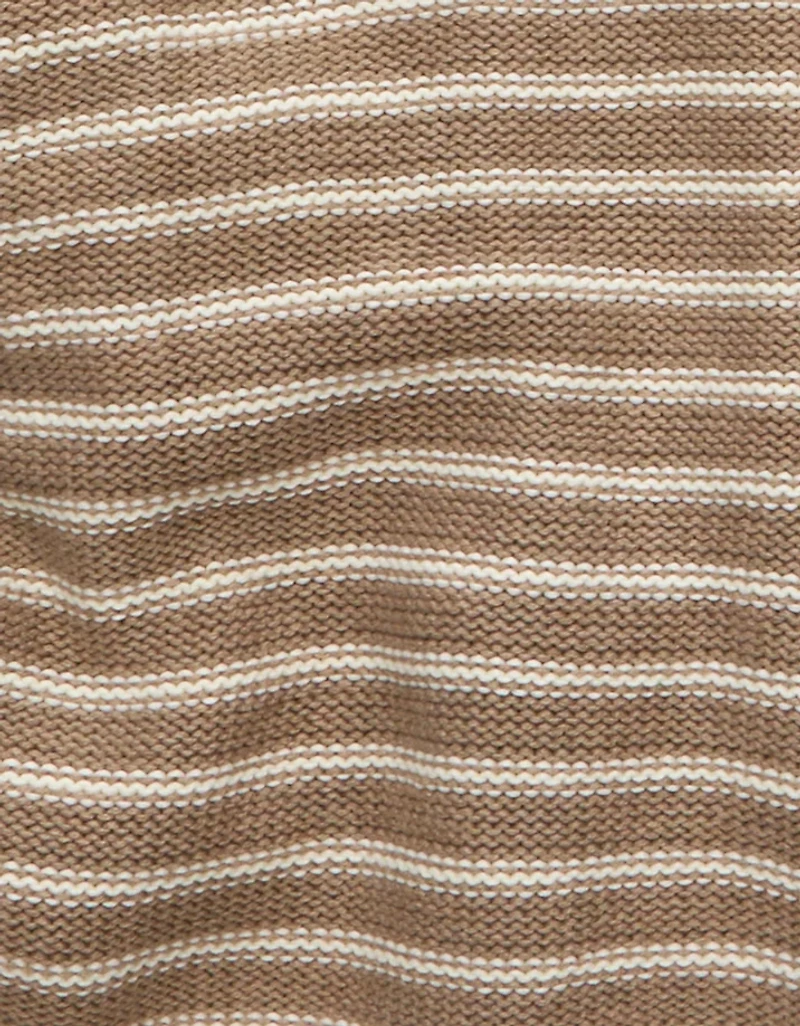 AE Balloon-Sleeve Open-Front Cardigan