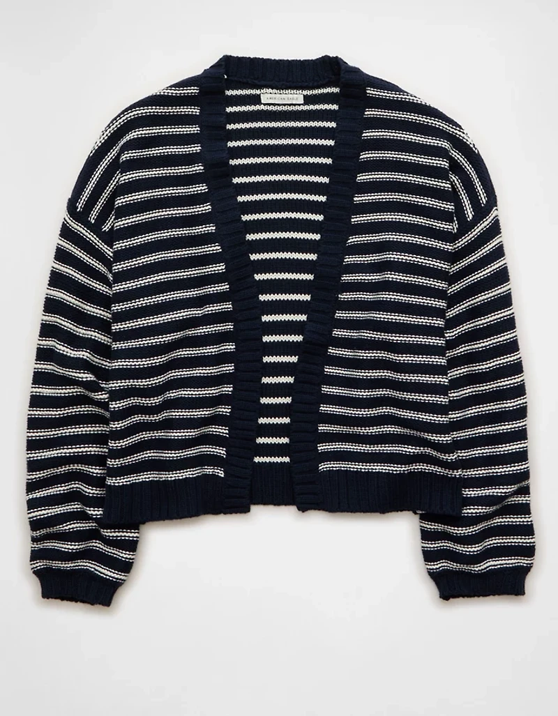 Cardigan ouvert à l’avant avec ballons manches AE
