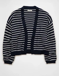 Cardigan ouvert à l’avant avec ballons manches AE