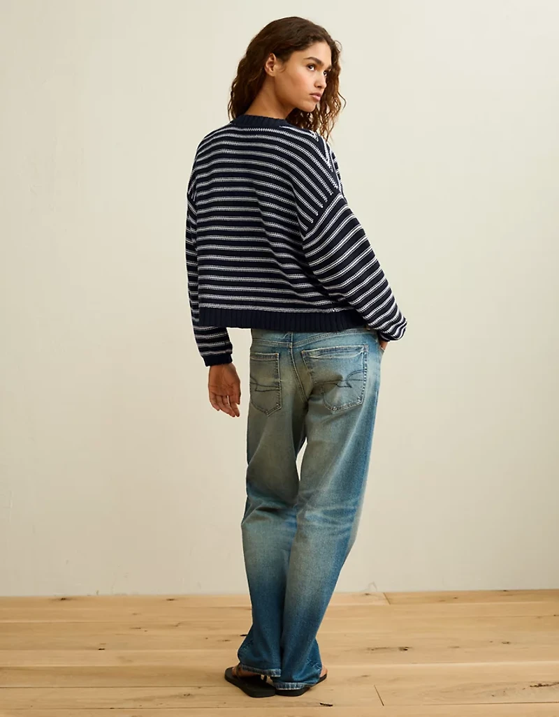 Cardigan ouvert à l’avant avec ballons manches AE