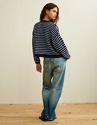 Cardigan ouvert à l’avant avec ballons manches AE