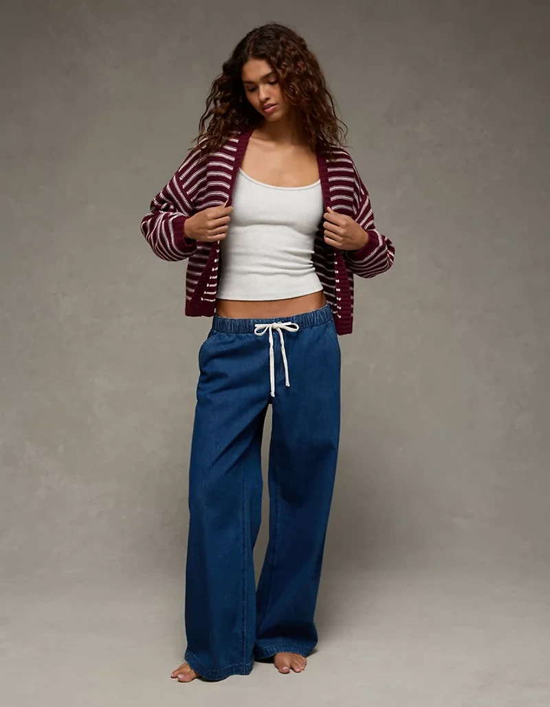 Cardigan ouvert à l’avant avec ballons manches AE