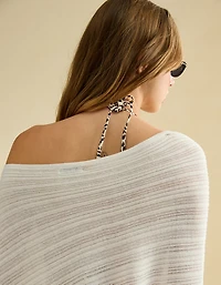 AE Ribbed Sweater Poncho