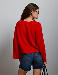 AE77 Boxy Cashmere Sweater Tee