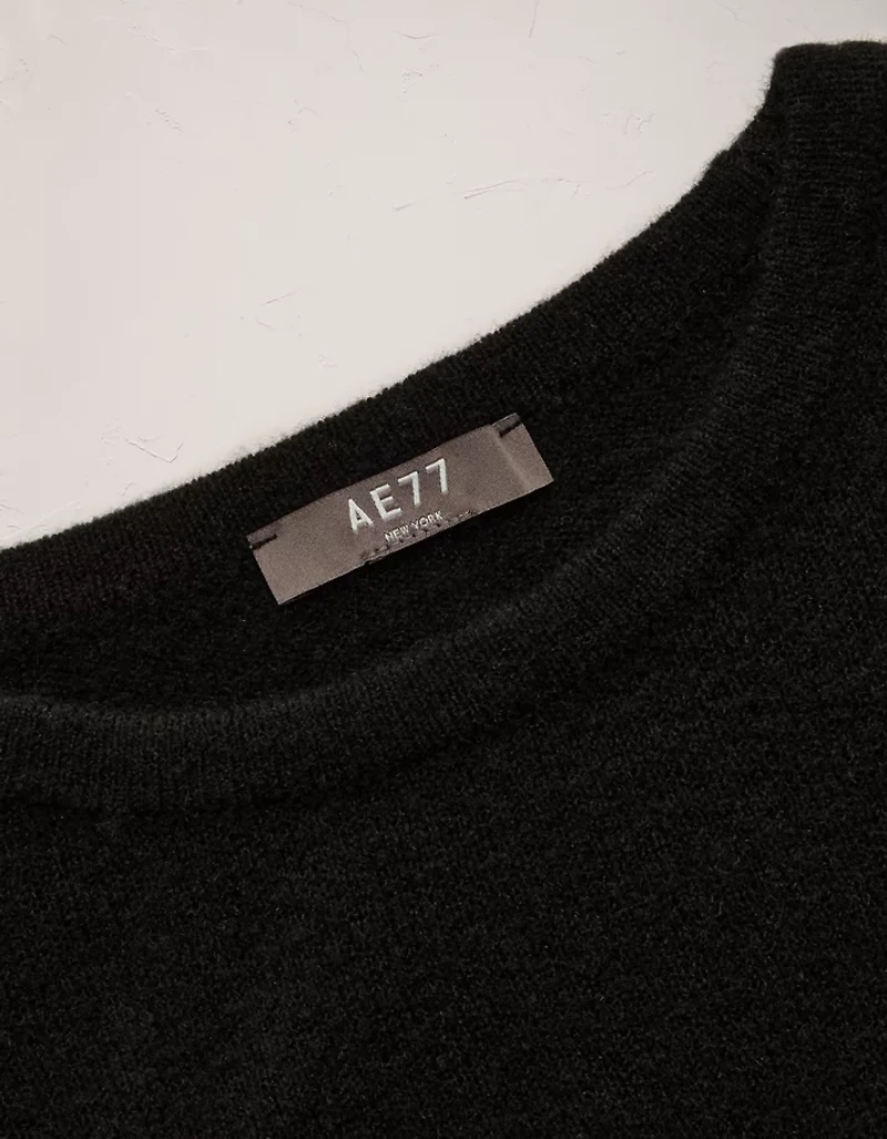 AE77 Cashmere-Blend Crew Neck Sweater