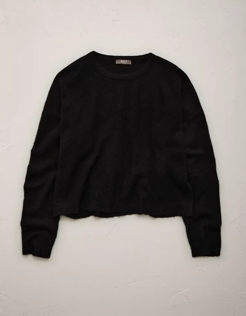 AE77 Cashmere-Blend Crew Neck Sweater