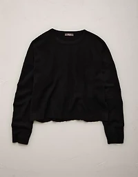 AE77 Cashmere-Blend Crew Neck Sweater
