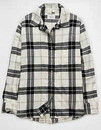 Chemisier à carreaux surdimensionné AE