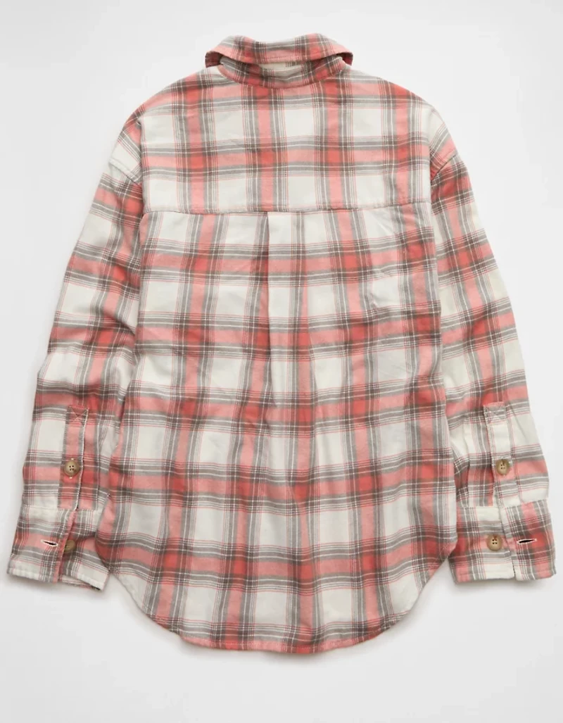 AE Plaid Button-Up Shirt